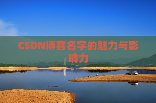 CSDN博客名字的魅力与影响力
